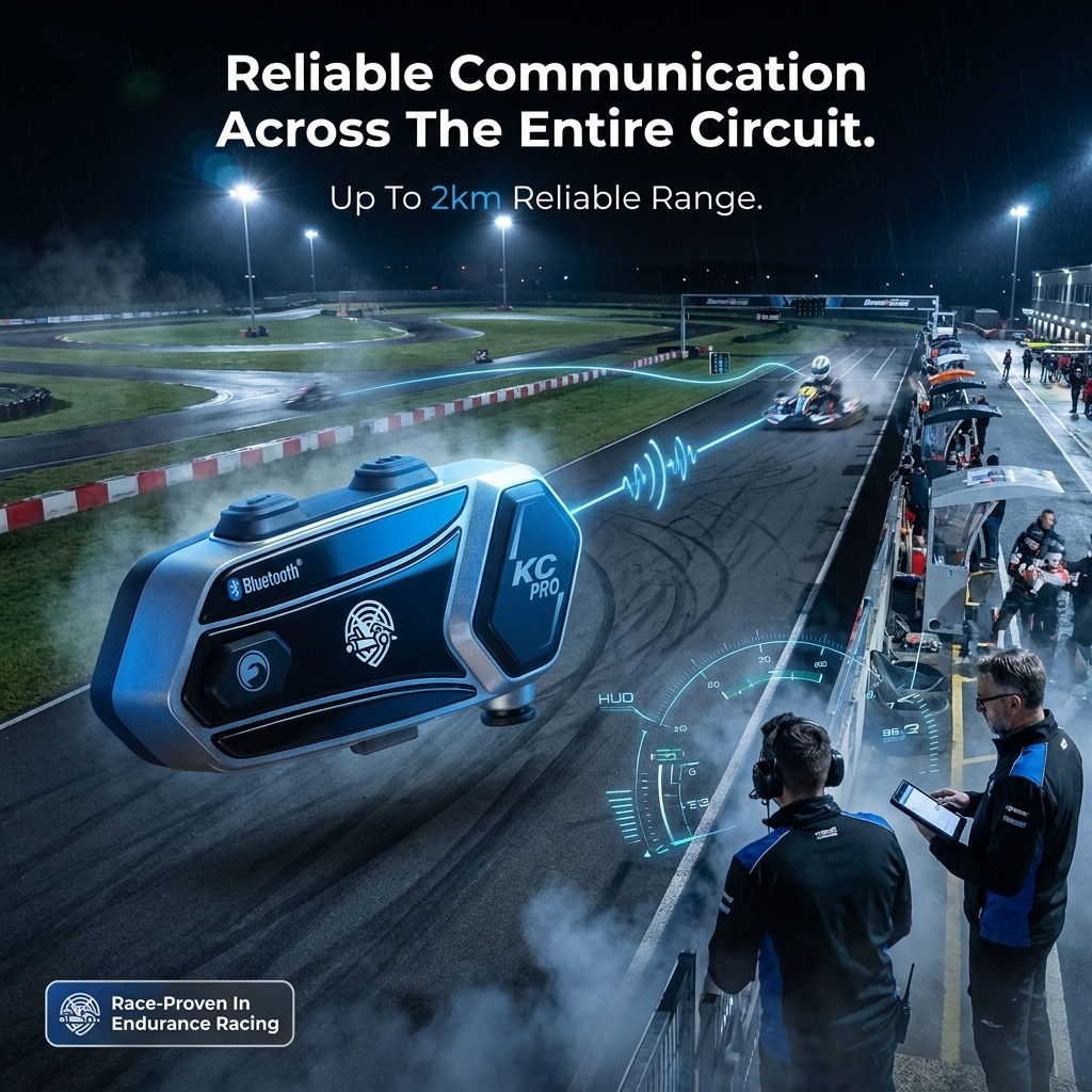 KartComms Duo Pack – Driver-to-Driver Communication