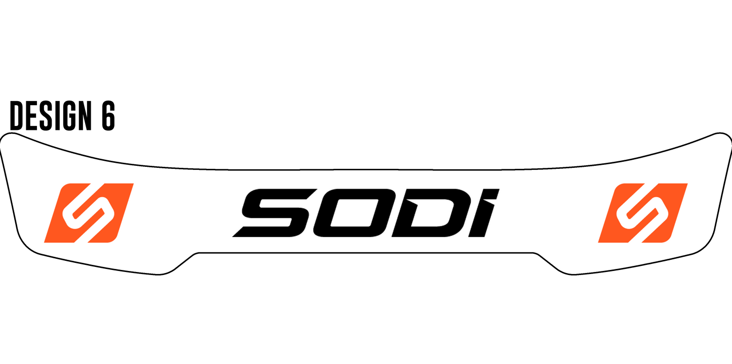 Replica Visor Stickers