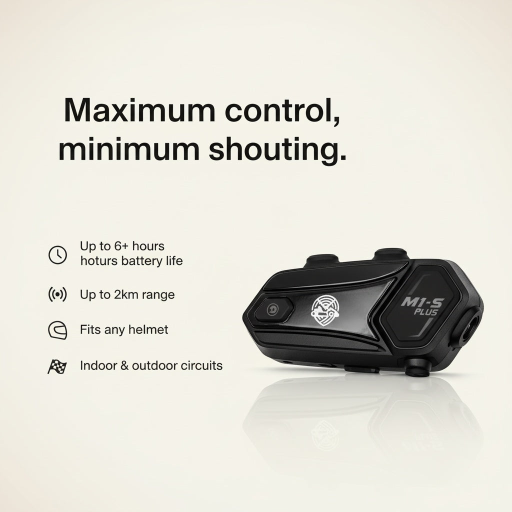 KartComms Duo Pack – Driver-to-Driver Communication