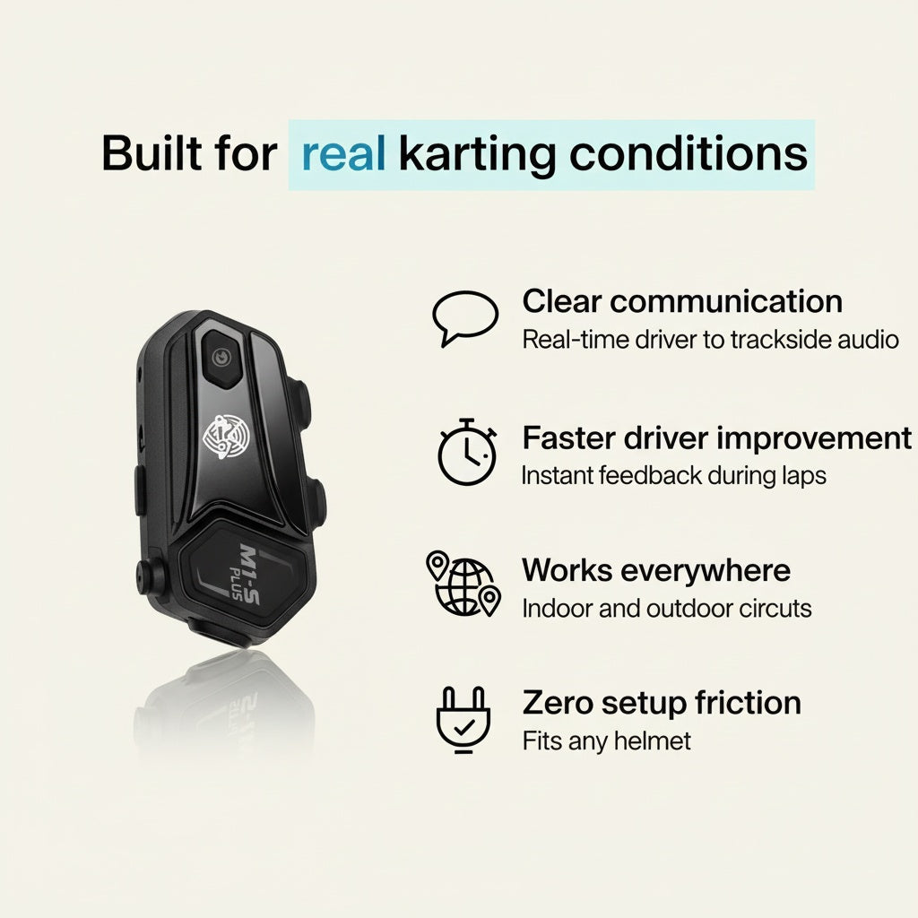 KartComms Duo Pack – Driver-to-Driver Communication